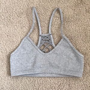 Grey Free People Bralette